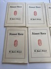 Alumni Horae St Paul   s School Booklet Lot Of 7 1951  1952  1953  1954