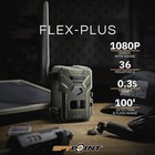 Spypoint Flex Plus Cellular Trail Camera Bundle With Lithium Battery Pack Bundle