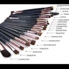 20pcs Makeup Brushes Kit Set Powder Foundation Eyeshadow Eyeliner Lip Brush New