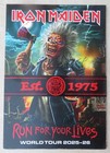 Iron Maiden Run For Your Lives 2025 World Tour Official Postergram Program Book