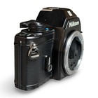 Vintage Nikon Em 35mm Slr Film Camera With Series E 50mm F 1 8 Lens Black 1979