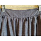 American Eagle Women s Size S Small Skirt Chambray Blue Embroidered Elastic Back