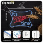 It s Miller Time Miller Lite Beer Neon Sign Bar Lamp Light For Man Cave Home Par