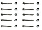 John Deere  10 Pack  Original Equipment 19m8321 14m7397 Screw And Nut Kit -