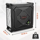 Abestorm 1100 Cfm Air Purifier Merv-11 Filter Dust Collector W remote Control