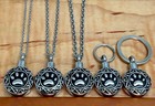 Pet Cremation Pendant Urn Keychain 1  Key Ring For Ashes Dog Cat Paw Print Paws