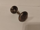 Antique Dumbbell Style Baby Rattle Vintage