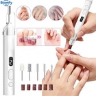 Cordless Electric Nail Drill Machine Portable Rechargeable Manicure Pedicure Set