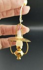 Dollhouse Miniature  1 12 Battery Operated Led Hanging Kerosene Light Fixture