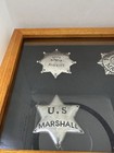 Lawman Badges Of The Old West Replicas W display Case