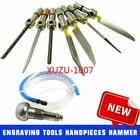 Engraving Tools Handpieces Hammer For Pneumatic Graver Machine Stainless Steel