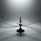 Silver Spinning Top portable Precision Metal Spinner Top Premium Exquisite Perfe