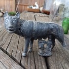 Metal Detector Find Capitoline Wolf Romulus   Remus Antique Roman Legend Statue 
