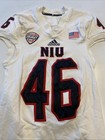 Game Worn Used Jersey Northern Illinois Huskies Niu Football Adidas Large  46