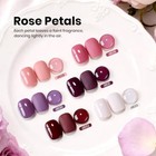 Purple Gel Nail Polish Set - Burgundy  Maroon  Mauve   Plum Fall Colors