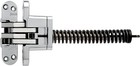 Soss -zinc Invisible Closer For 1 75  Doors  Satin Chrome Exterior Finish silver