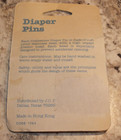 Vintage Duck Diaper Pins