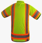 Crew Yellow Reflective High Visibility Class 3 Safety Vest