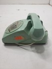Vintage Itt Rotary Dial Desk Telephone Seafoam Green Retro Corded Phone Untested