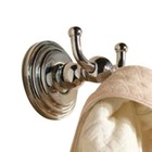 Ginger 1111 Chrome Chelsea Double Hook Robe Hook