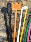 Lot Of 20  Vintage Swizzle Bar Stir Sticks Playboy Golf Flamingo Delta