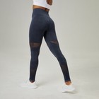 Womens Premium Quality Mesh Leggings Compression Tummy Control Gym Workout Pants