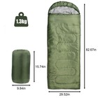 4 Season Single Sleeping Bag - Premium Waterproof Camping Hiking Envelope Bags