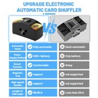 Fully Automatic Card Shuffler 1-4deck usb battery Operated Electric Shuffler    