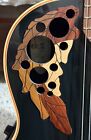 1995 Ovation 1768 Elite Acoustic Electric Guitar With Case - Black Ec