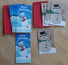 Lot 30 Snowman Lovers Christmas Greeting Cards Hallmark Printed Envelopes