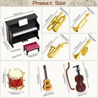 Dollhouse Miniature Musical Instrument Set In 1 12 Scale  Mini Dollhouse Musical