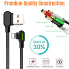3 Pack Usb Phone Charger Cable Fast Charging Cord For Iphone 12 11 Xs Max Xr 8 7