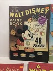 Vintage Walt Disney The Draw And Paint Book Donald Duck Gag Silly Symphony Lot