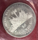 1973 4 Coins Set Republic Of Haiti Holder Silver Proof Folder Coa 25 50 Gourdes