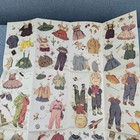 Vintage Paper Dollies Kids Unisex Multicolor Sliced Bread Paper Dolls Uncut