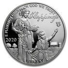 2020-w 1 Oz Proof American Platinum Eagle Preamble Happiness