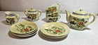 Vintage Japanese Delicate Floral Child s 14 Piece Tea Set