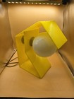 Vtg  Rare 1970s  Midcentury Modern Yellow  Space Age Lucite Lamp