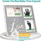 Little Baby Handprint   Footprint Ink Clay Hand Print Picture Frame For Newborn
