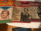 1940s Vintage Lot Of 4 Wwll Songs movies Mags Hit Parader song Hits song Parade