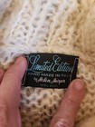 Vintage Fuzzy Cable Knit Button Limited Edition Made Italy Helen Harper Sweater