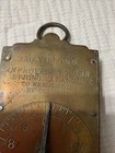 Brass Chatillon s Improved Circular Spring Balance 30lb Scale Vintage Rare