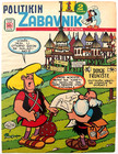 1972 Politikin Zabavnik Yugoslavian Magazine Cover Only Vintage Adventure E6