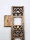 Antique Door Strike Plate  Mortise  Victorian  Art Deco  Brass Door Hardware