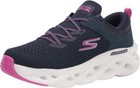 Go Run Navy Women s Running Skechers Shoes Glide Step Cushion Mesh 128793