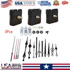 Replacement Silent Quartz Clock Movement Mechanism Battery Powered Hand Tool Kit