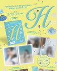K-pop Hitgs 1st Single Album Things We Love   H Hello Ver  Cd book p card poster
