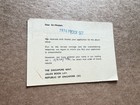 Singapore 1974 Meter Card To Us  universal Automax Type  b7b  singapore Mint Msg