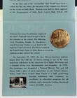 2007 Us Mint Little Rock Bu Silver Dollar   Bronze Medal Set Ogp