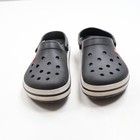 Crocs Unisex  Crocband Clog  Black white Us Men s 8   Women s 10